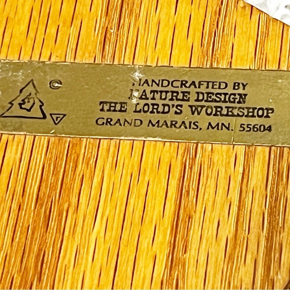 Nature Design Jesus Name Wooden Carving Religious Christian Decor Stylized - Picture 5 of 8